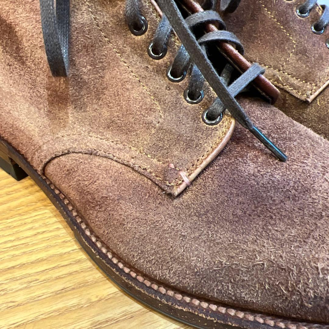 オールデン　ALDEN ブラウン スエード ハイカットブーツ