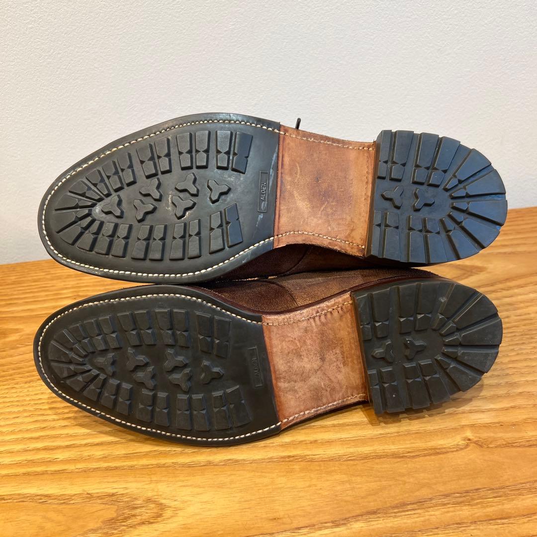 オールデン　ALDEN ブラウン スエード ハイカットブーツ