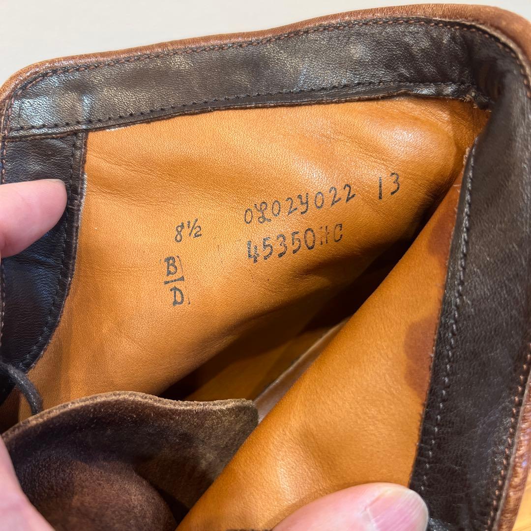 オールデン　ALDEN ブラウン スエード ハイカットブーツ