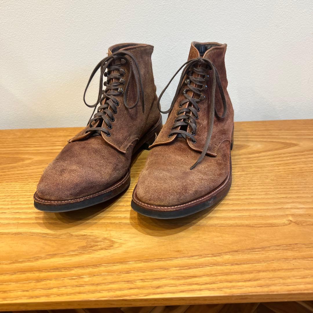 オールデン　ALDEN ブラウン スエード ハイカットブーツ