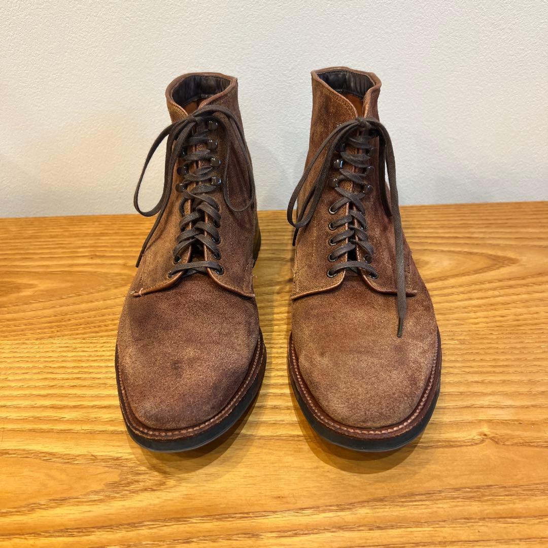 オールデン　ALDEN ブラウン スエード ハイカットブーツ