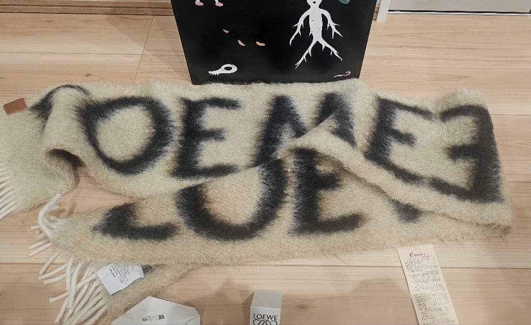 正規品　LOEWE ウール　マフラー