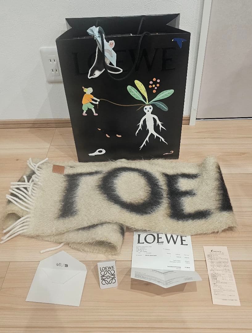 正規品　LOEWE ウール　マフラー