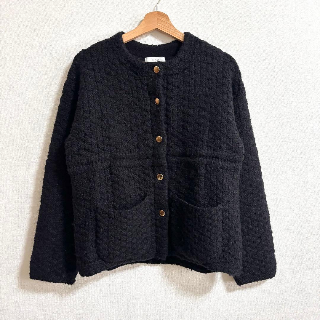 ⭐︎美品⭐︎ スローブイエナ ツィーディジャケット 金ボタン ニコちゃんボタン