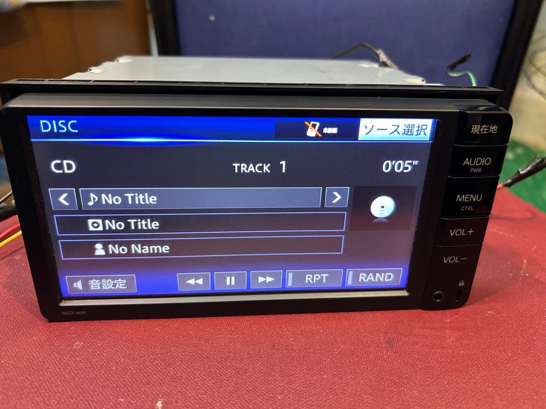 美品トヨタメモリーナビ　bluetoothオーディオ/TV/CD