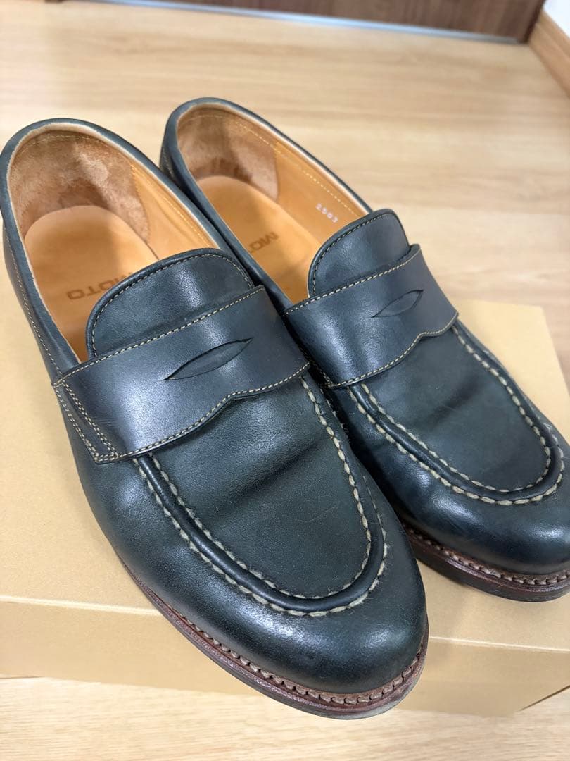 MOTO ローファー　ブラック　1