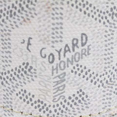 ▲GOYARD 巾着 ポーチ ミニ ゴヤール ケース チャーム ホワイト