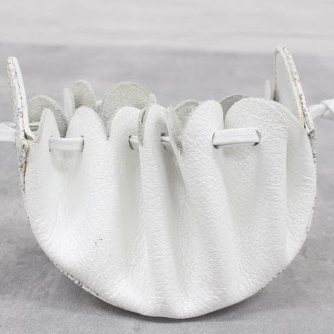 ▲GOYARD 巾着 ポーチ ミニ ゴヤール ケース チャーム ホワイト