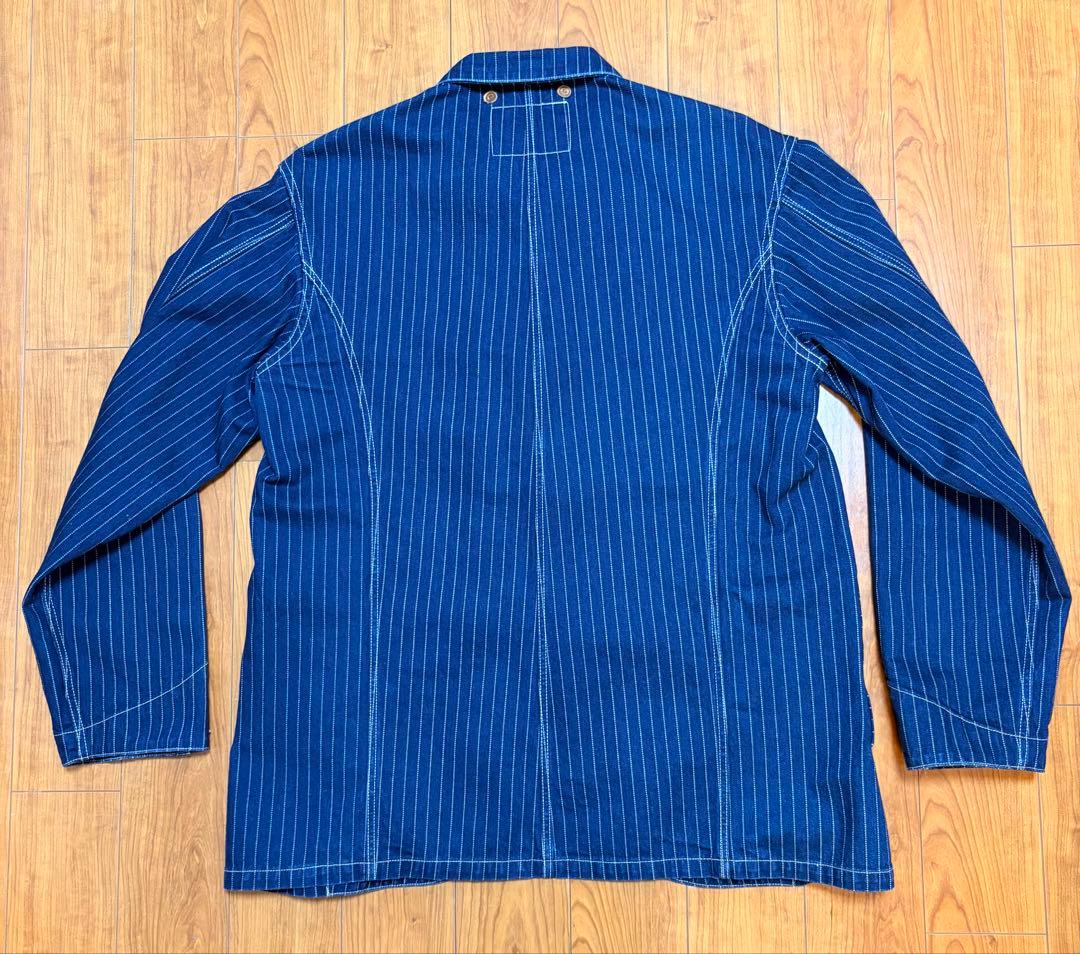 フェローズ レイルロードジャケット ウォバッシュストライプカバーオール 40