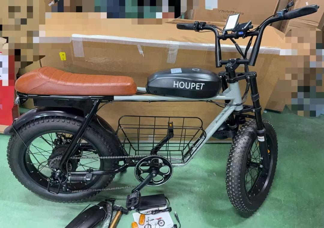 年末年始限定価格❣❊電動アシスト自転車 500Ｗモーター 20インチ 極太タイヤ