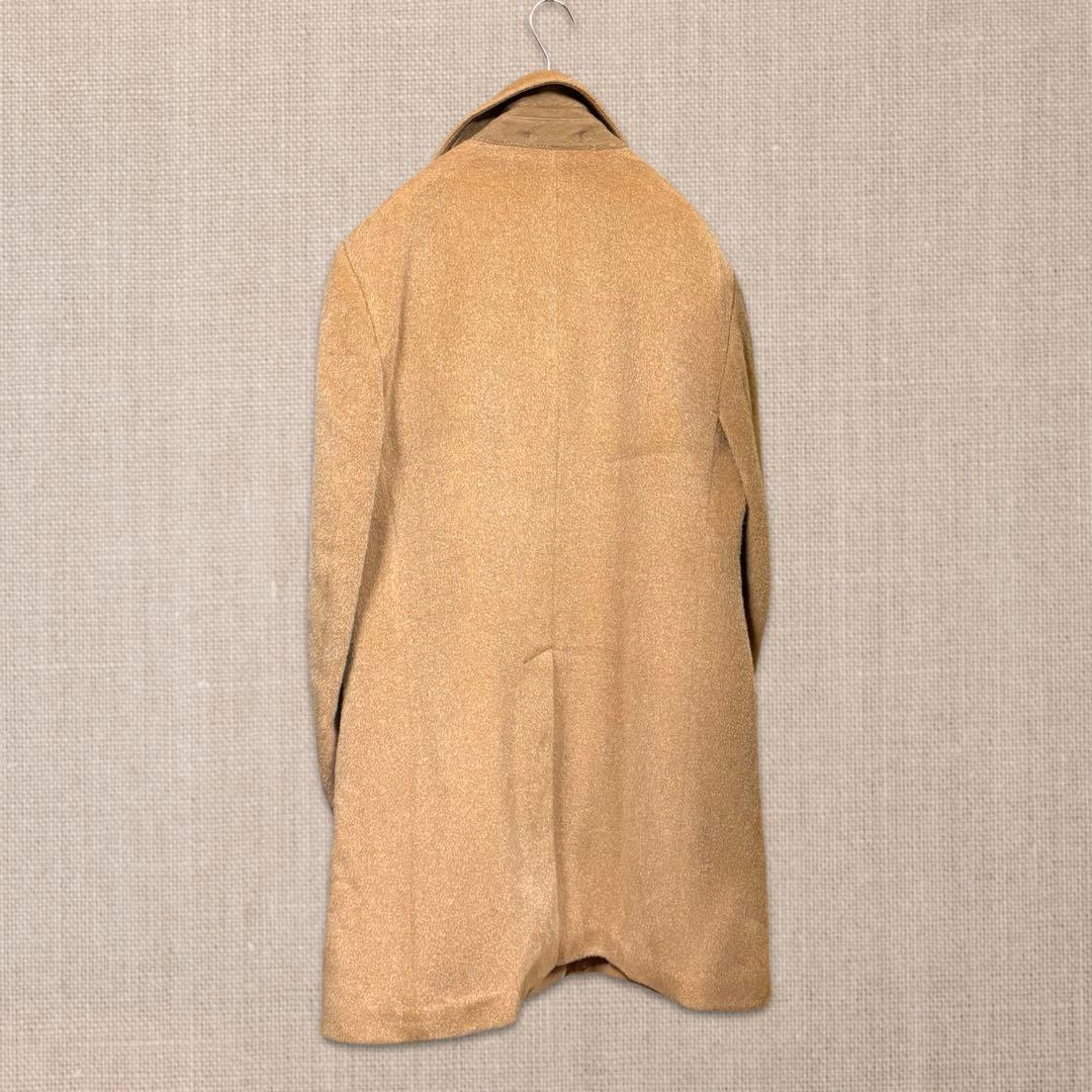 60s-70s MADE IN ITALY ウールモヘアダブルブレストコート