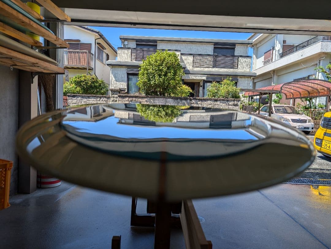 ロングボード 9.1 オーストラリア使用頻度少　傷2か所　引取限定