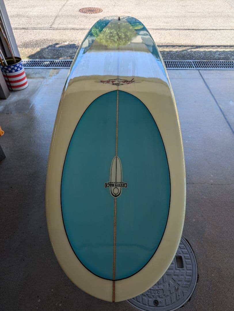 ロングボード 9.1 オーストラリア使用頻度少　傷2か所　引取限定