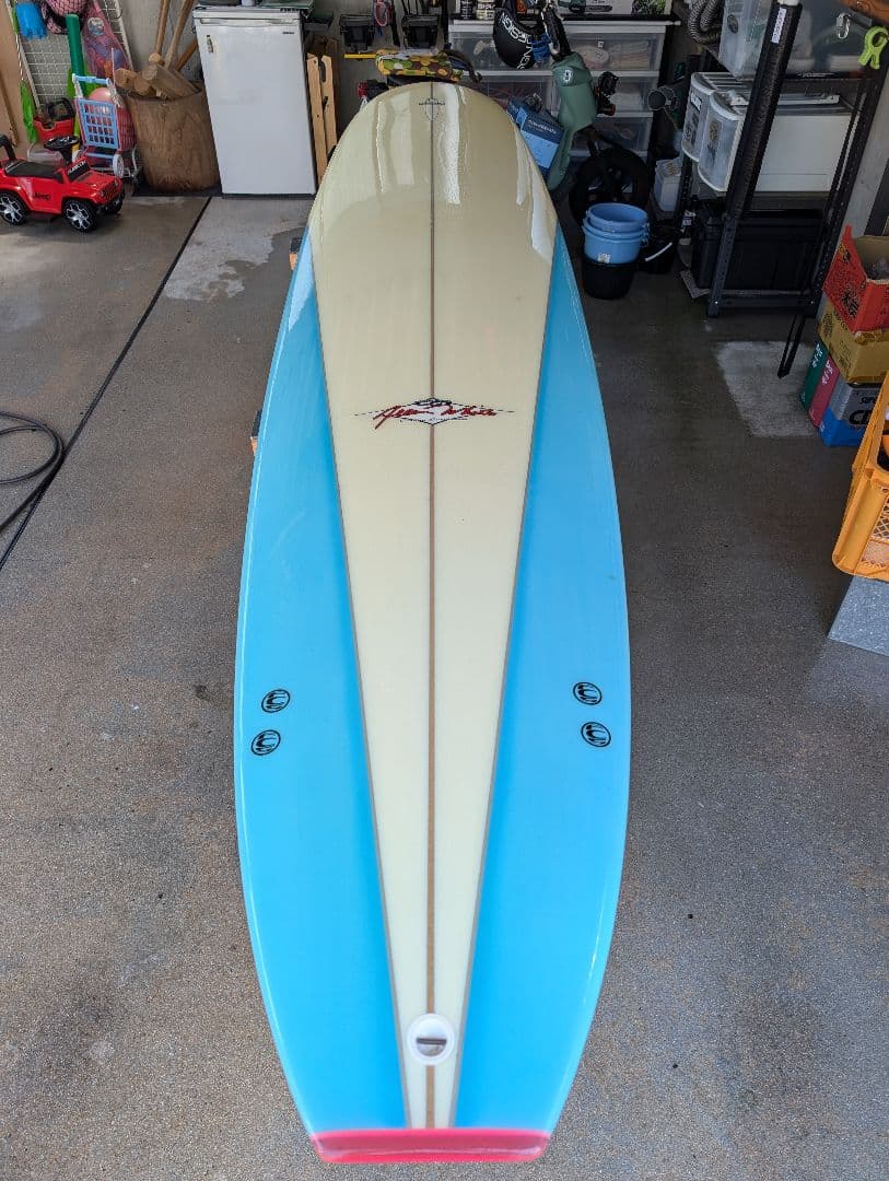 ロングボード 9.1 オーストラリア使用頻度少　傷2か所　引取限定