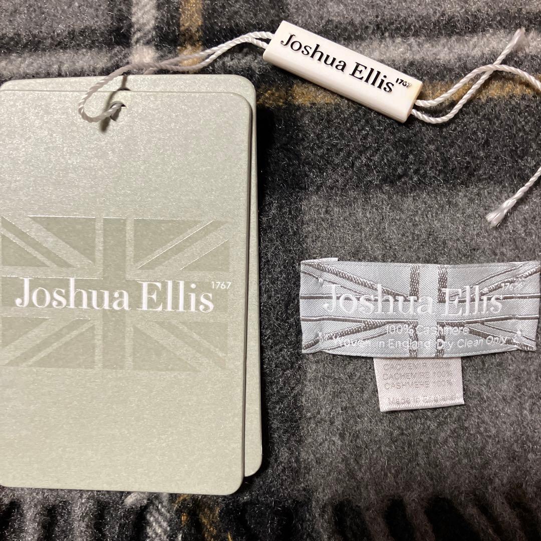 ジョシュアエリス　カシミヤストール　グレーJOSEPH