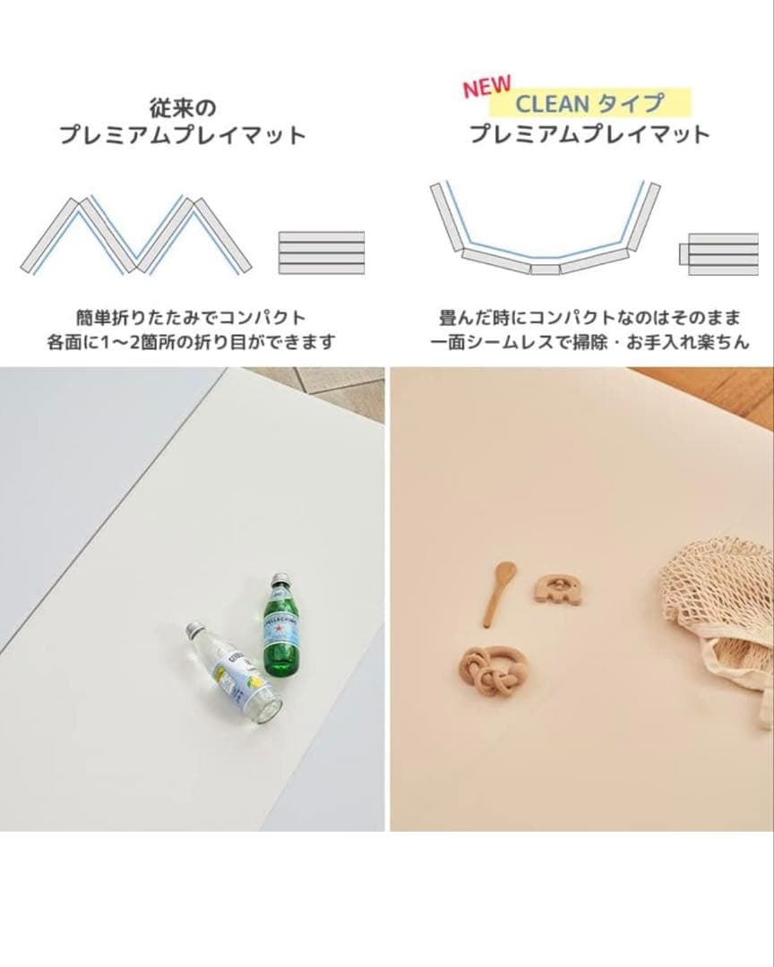 CRAZ プレイマット　140×200×4 CLEANタイプ