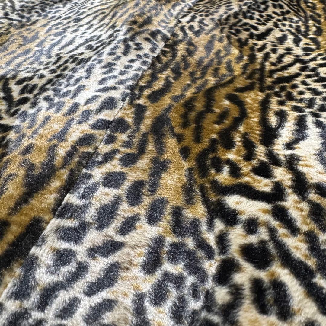 90s animal pattern tailored jacket 日本製