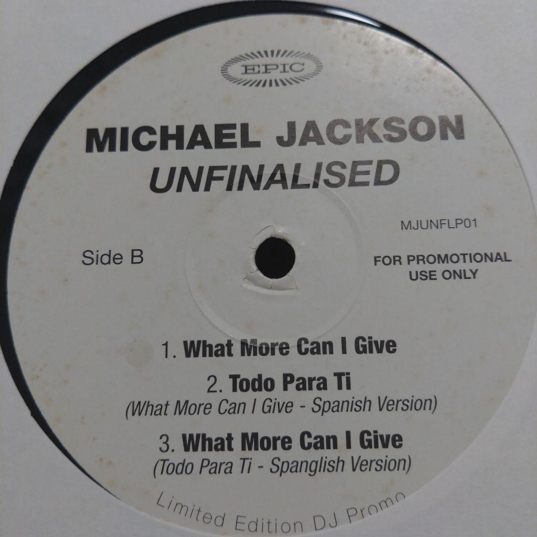 Michael Jackson UNFINALIZED 限定版レコード