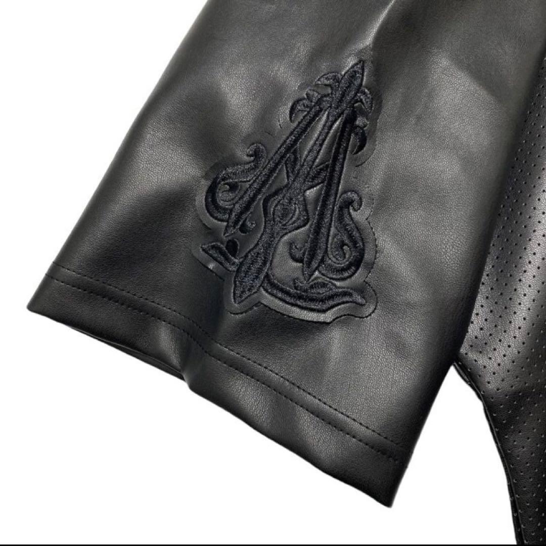 シャツ LAST NEST / leather hockey jersey