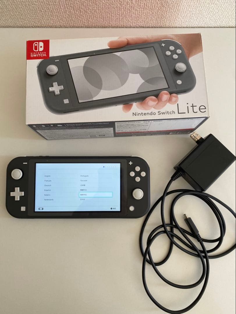 Nintendo Switch Lite アダプター付き　ジャンク