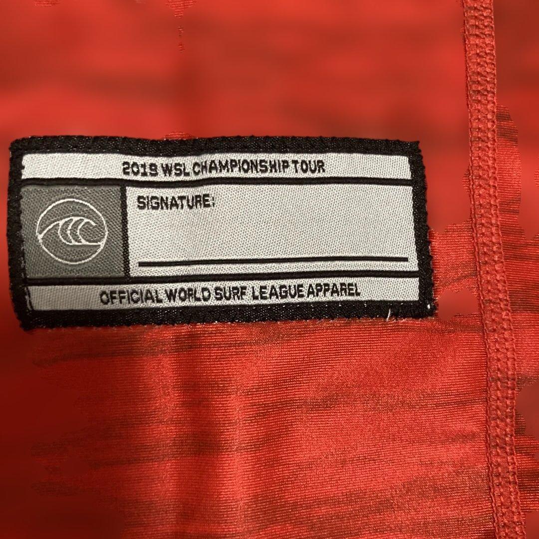 WSL サーフィン　クイックシルバー 公式ジャージ　五十嵐カノア