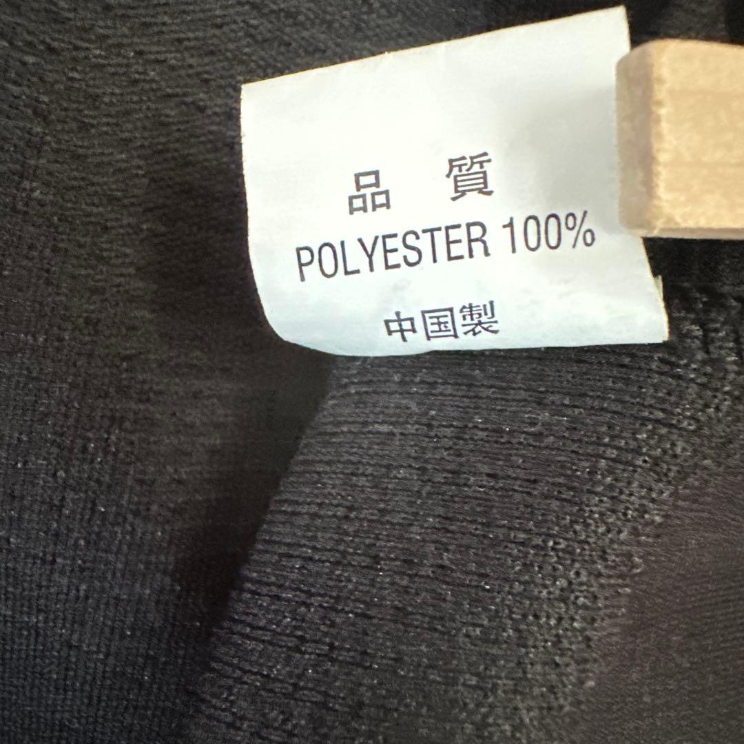 VERSACE ブラック ジップアップジャケット　刺繍ロゴ