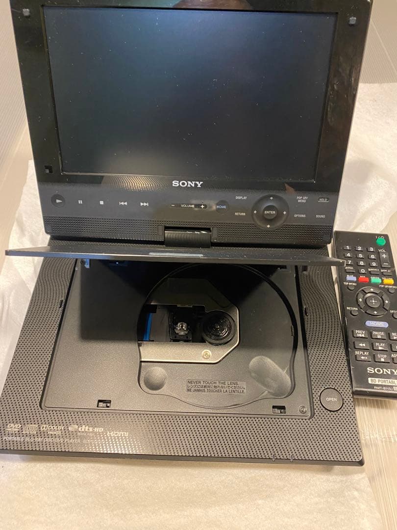 ソニー【SONY】ポータブルブルーレイ DVDプレーヤー BDP-SX910