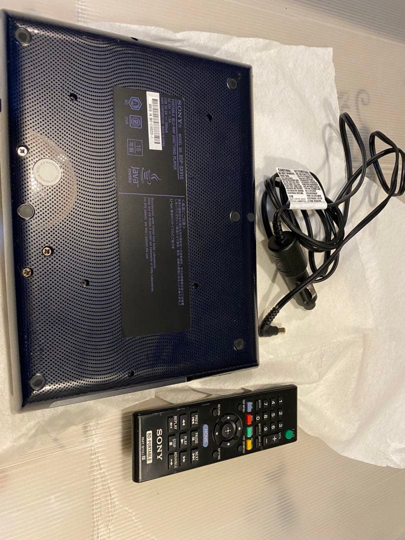 ソニー【SONY】ポータブルブルーレイ DVDプレーヤー BDP-SX910