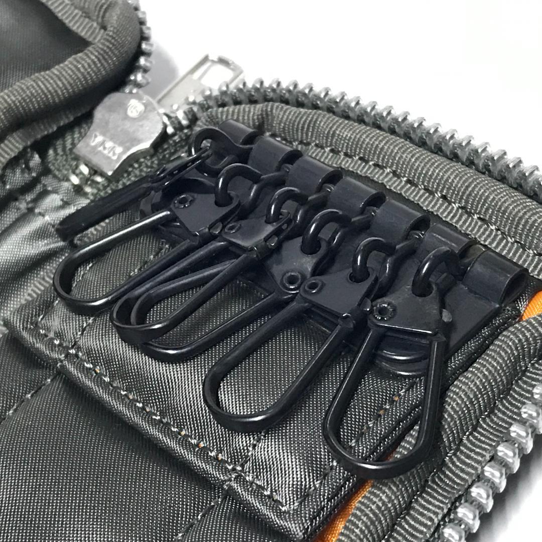 PORTER TANKER KEY CASE シルバーグレー 622-07138