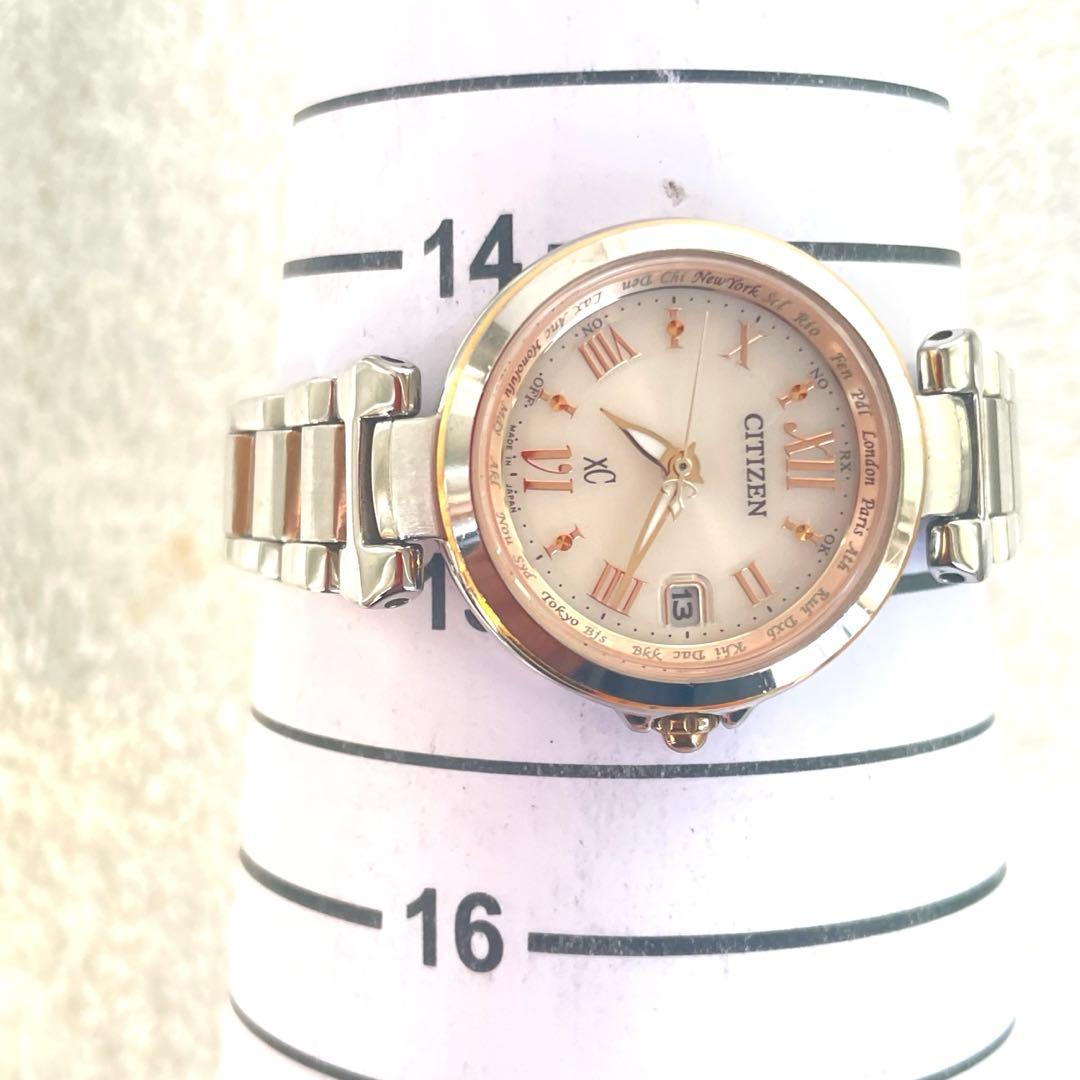 美品❣クロスシーxC H240　ペールピンク文字盤　ハッピーフライト　稼働 2