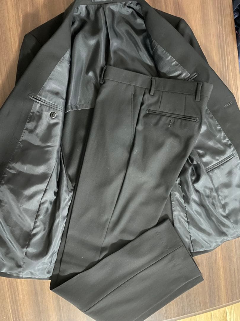 ONLY メンズスーツ 上下　黒　新品未使用　175Y 新品　就活　リクルート