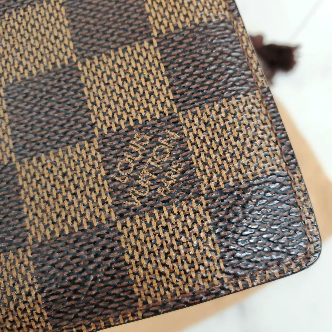 訳あり 外観美品 ルイヴィトン 二つ折り財布 ポルトフォイユ マルコ ダミエ