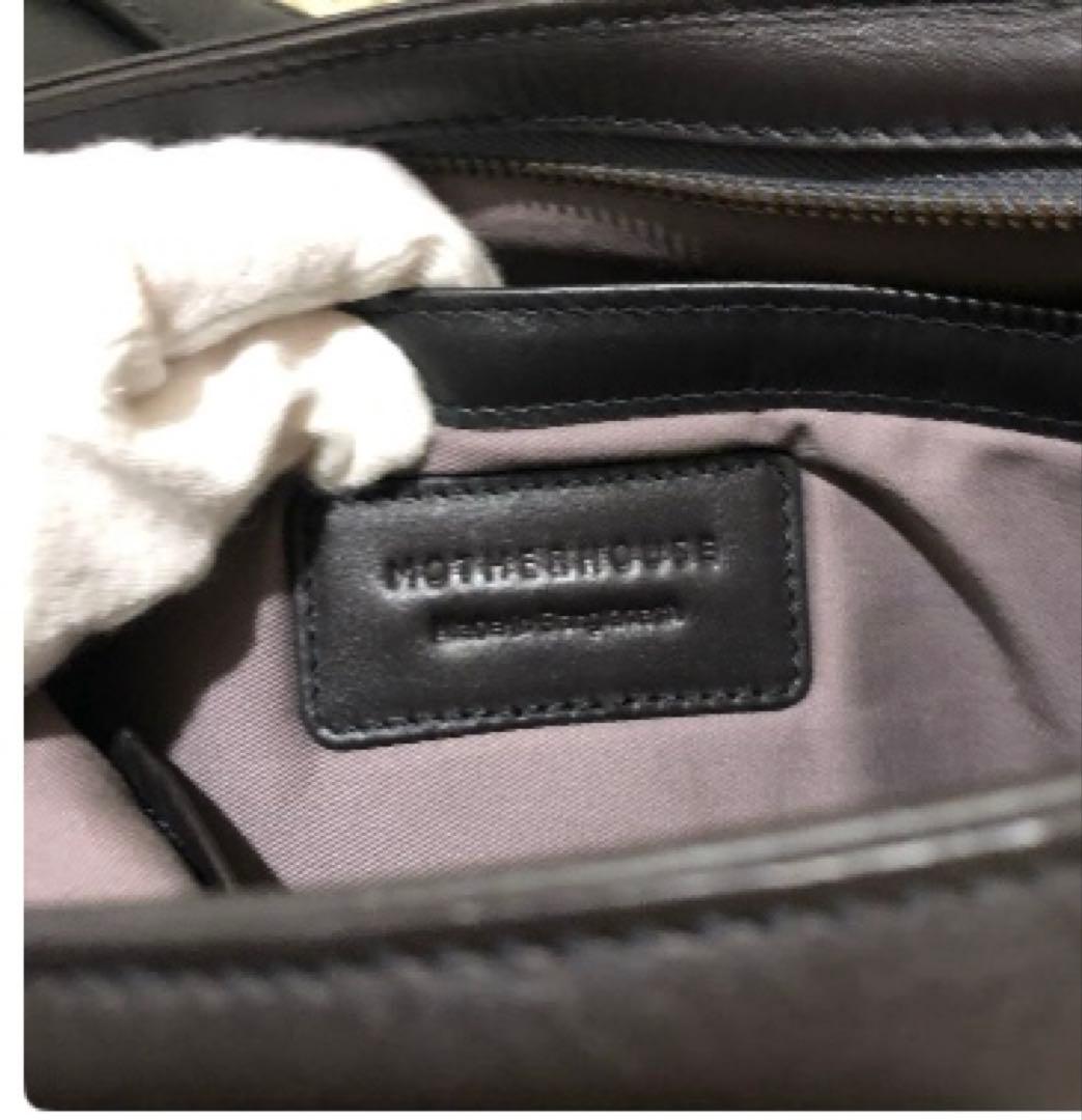 マザーハウス レザー　トートバッグ　ヨゾラ ブラック　メンズ