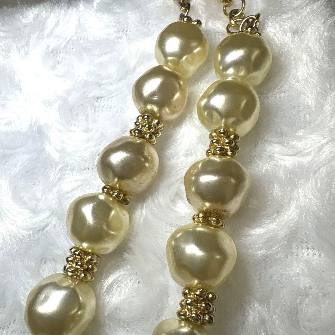 Dior クリスチャンディオール　パールネックレス（14.09mm）　保管袋付