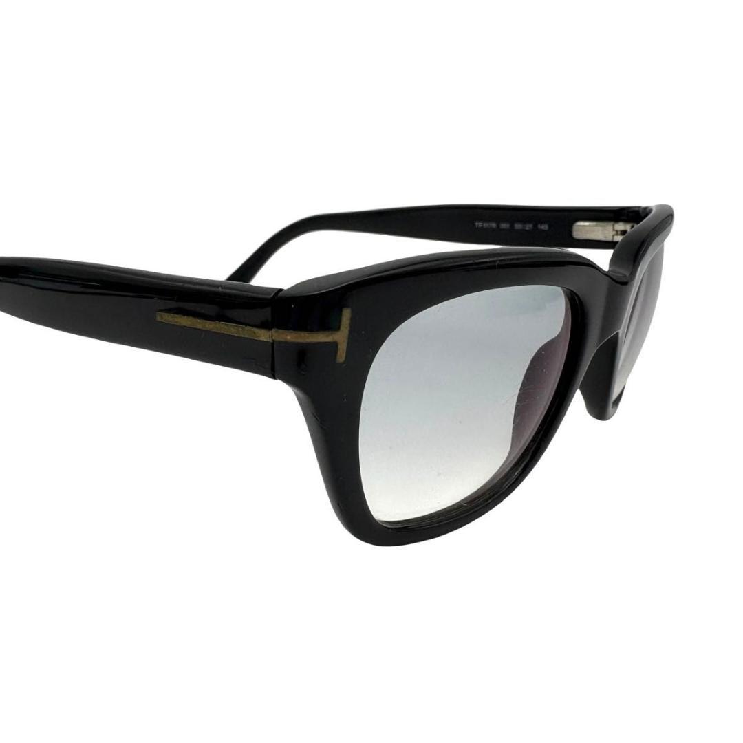 トムフォード サングラス メガネ TF5178 ブラック 黒　度なし　ケース付き