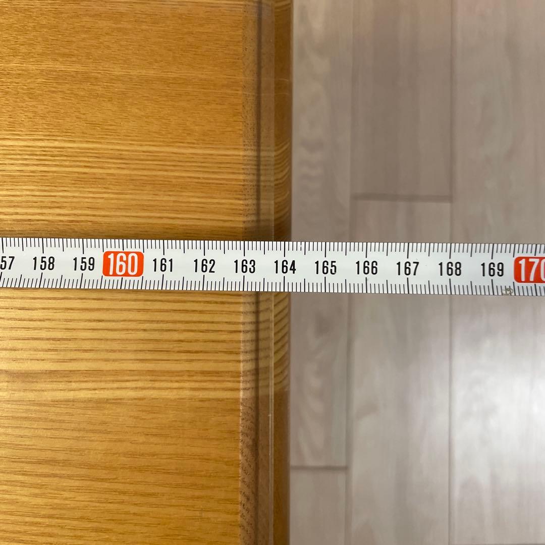 【6/20処分・最終値下げ】ナガノインテリア ナチュラルウッド 長方形テーブル