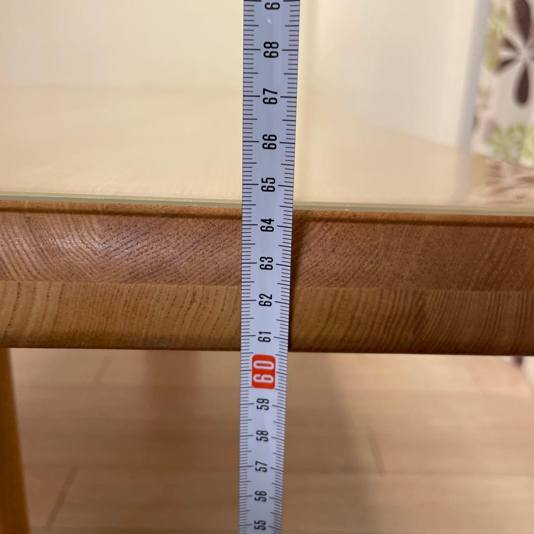 【6/20処分・最終値下げ】ナガノインテリア ナチュラルウッド 長方形テーブル