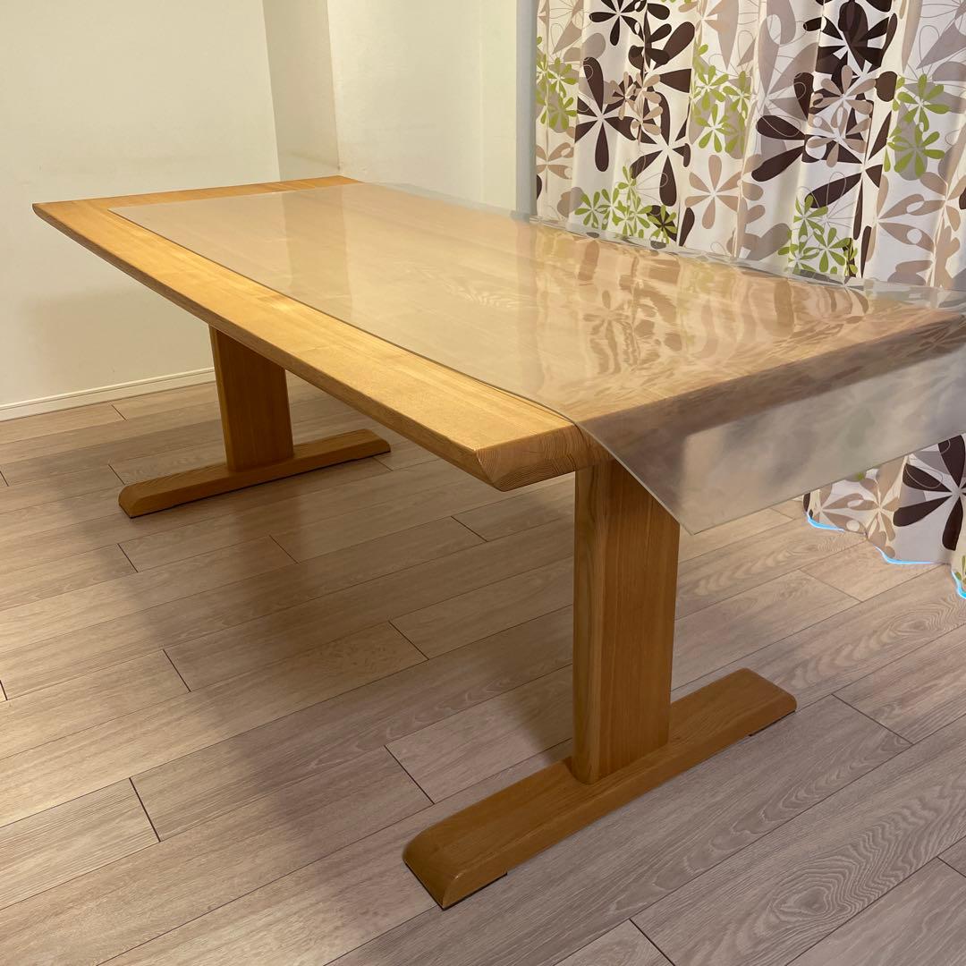 【6/20処分・最終値下げ】ナガノインテリア ナチュラルウッド 長方形テーブル