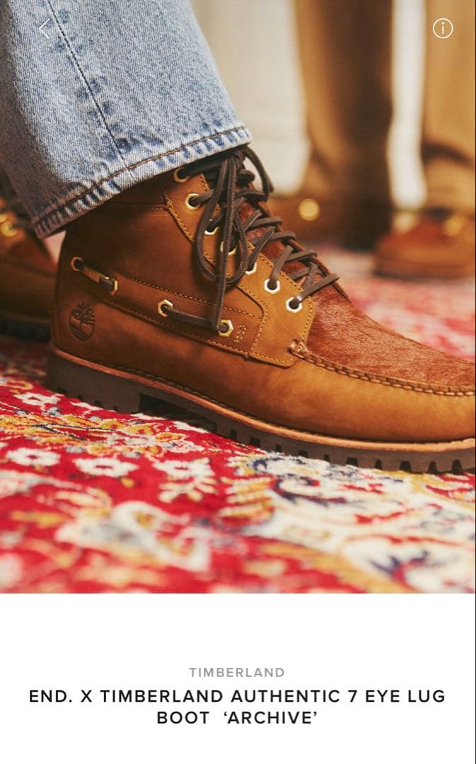 SS　ENDX TIMBERLAND 7 EYE us9.5 美中古