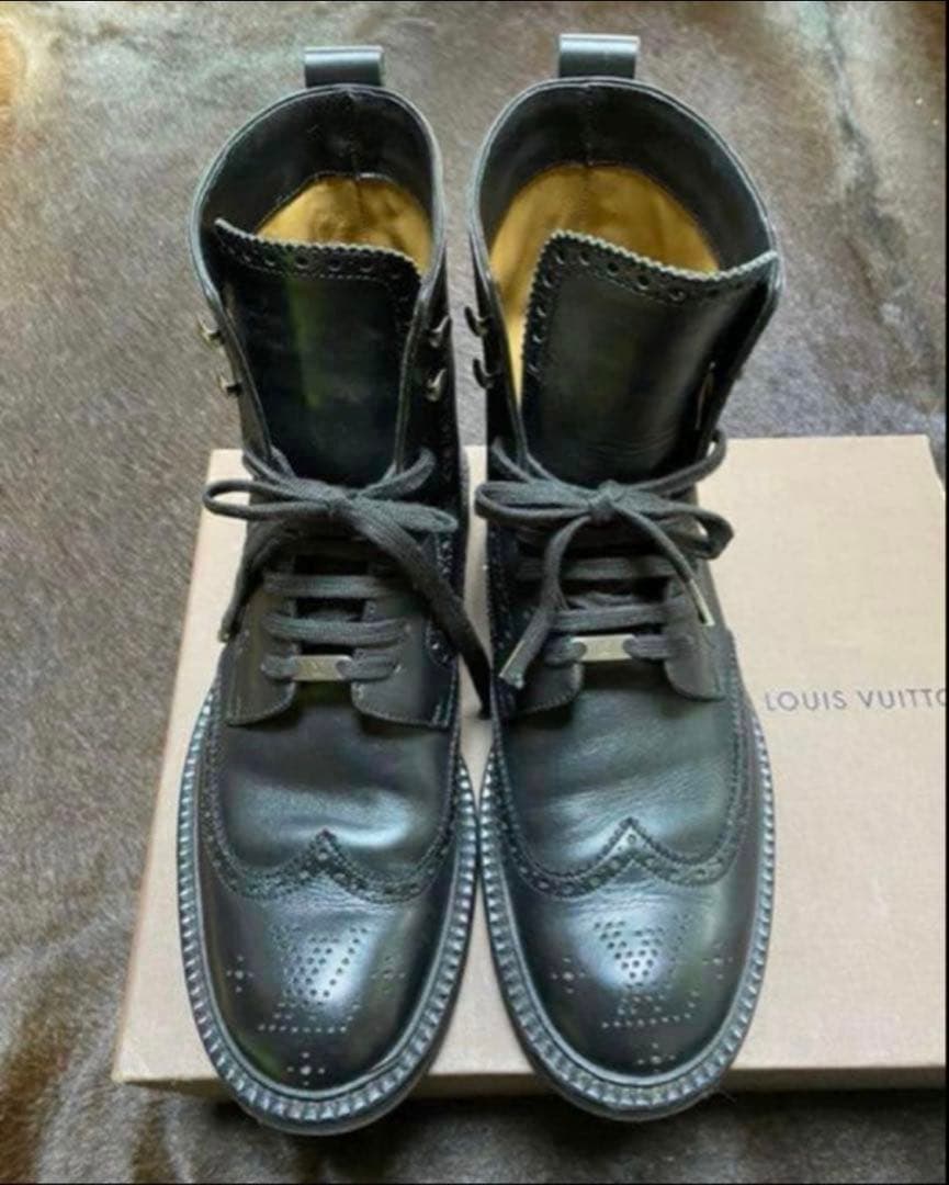 美品　ルイヴィトン louis vuitton ブーツ　シューズ　革靴