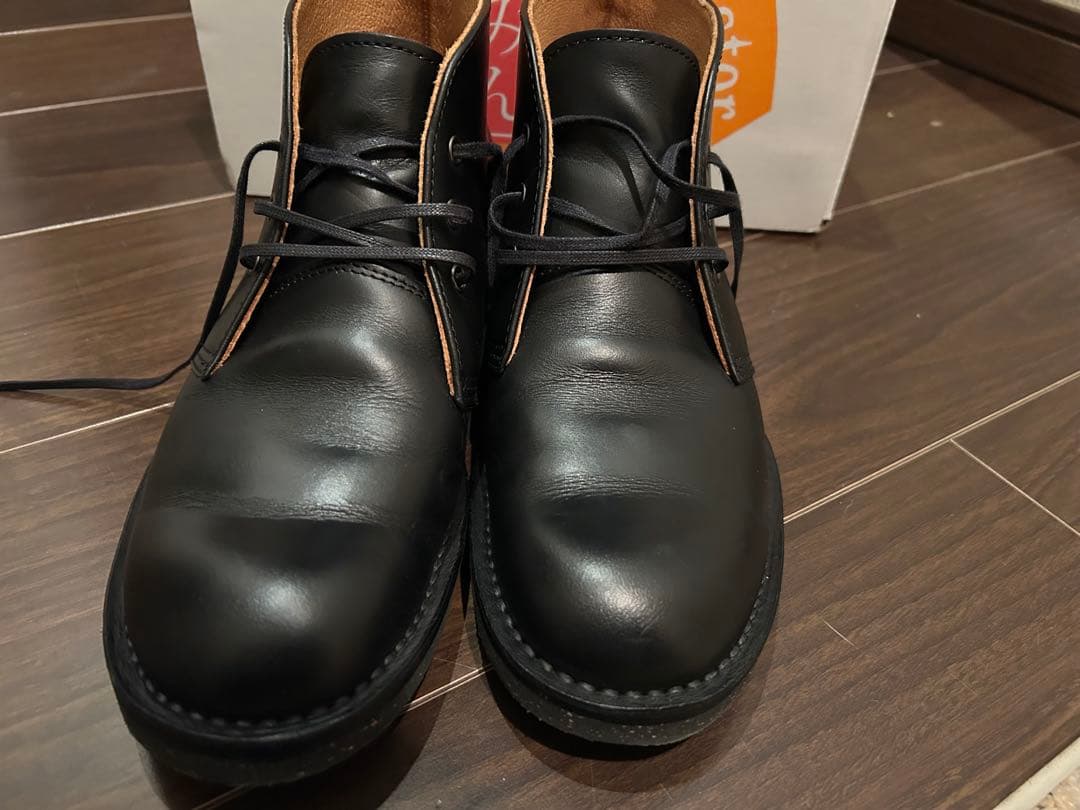 最終値下げ　Danner チャッカブーツ 24.5 レザー 黒 チャカブーツ