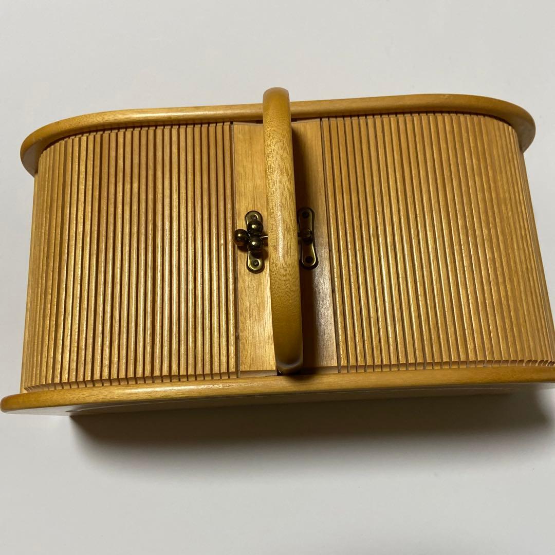 昭和レトロ【　Ｇ-Wood ソーイングボックス　】