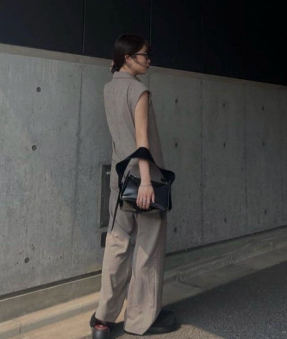 のんの‼️Ameri VINTAGE ミニチェックジャケットロンパース