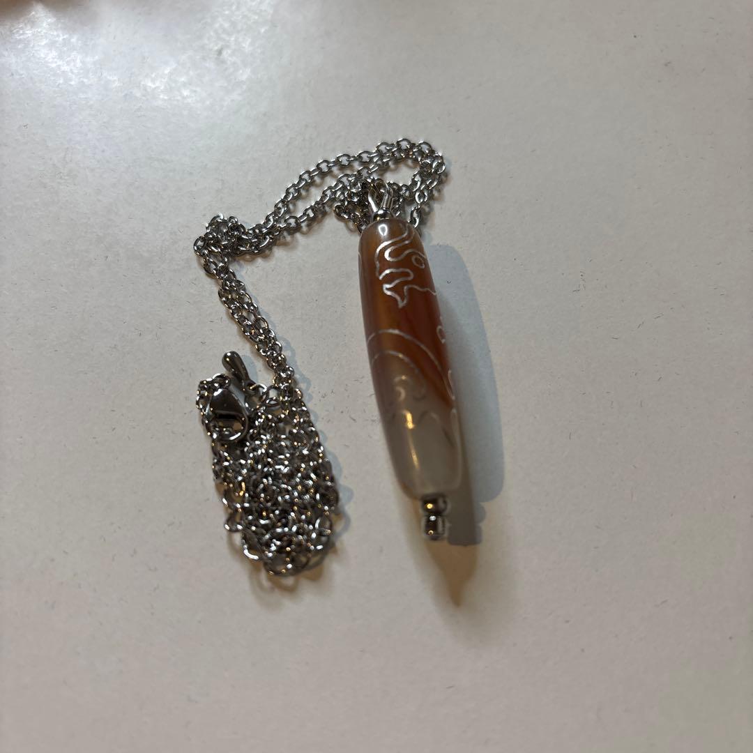 珍しい！朱砂銅銀龍神天珠たー！綺麗！見たことない！