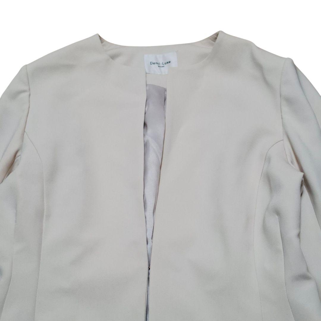 デミルクスビームス 定価2.6万円　トリアセペプラムジャケット　36
