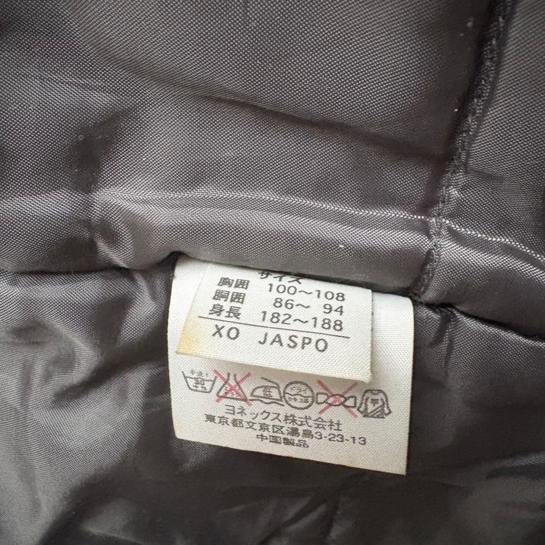 YONEX ロングコート ベンチコート ブラック XOサイズ 中綿 フード付き