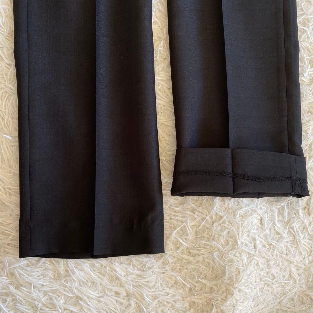 【未使用に近い】ヒロミチナカノ　フォーマル6点セット　160cm 黒　しつけ糸有