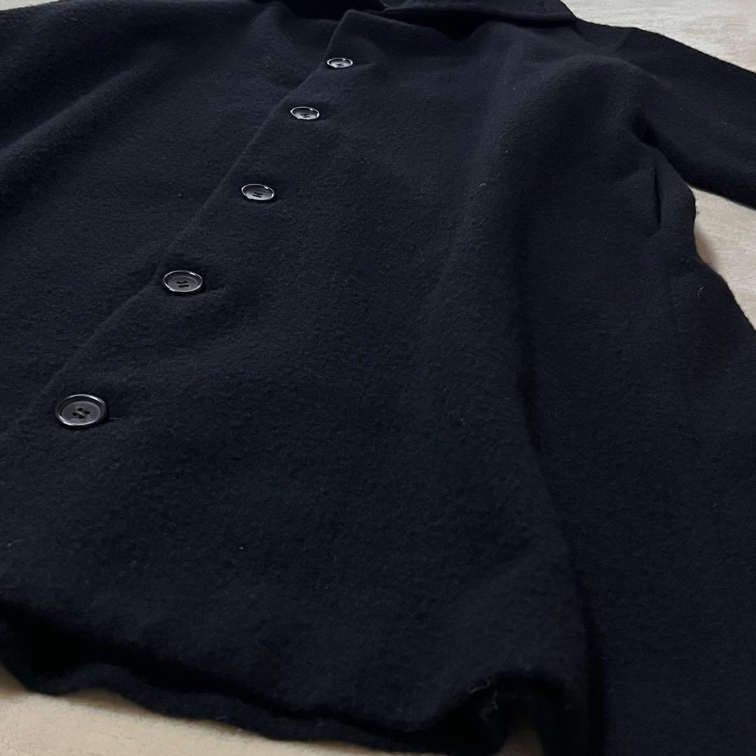 Y's ヨウジヤマモト　ウール　コート　ブラック黒