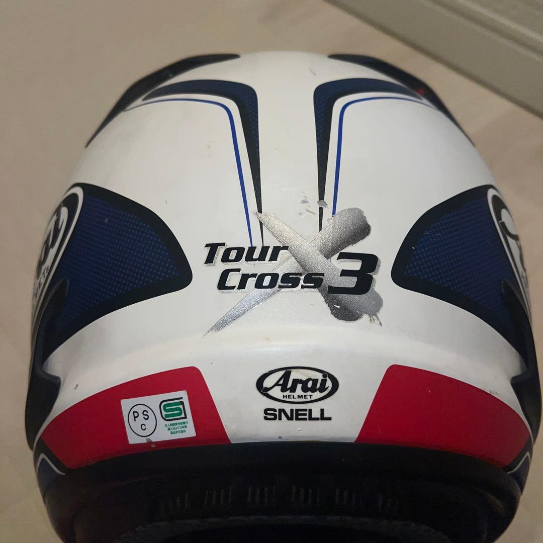 Arai Tour Cross 3 ヘルメット　レッド　L