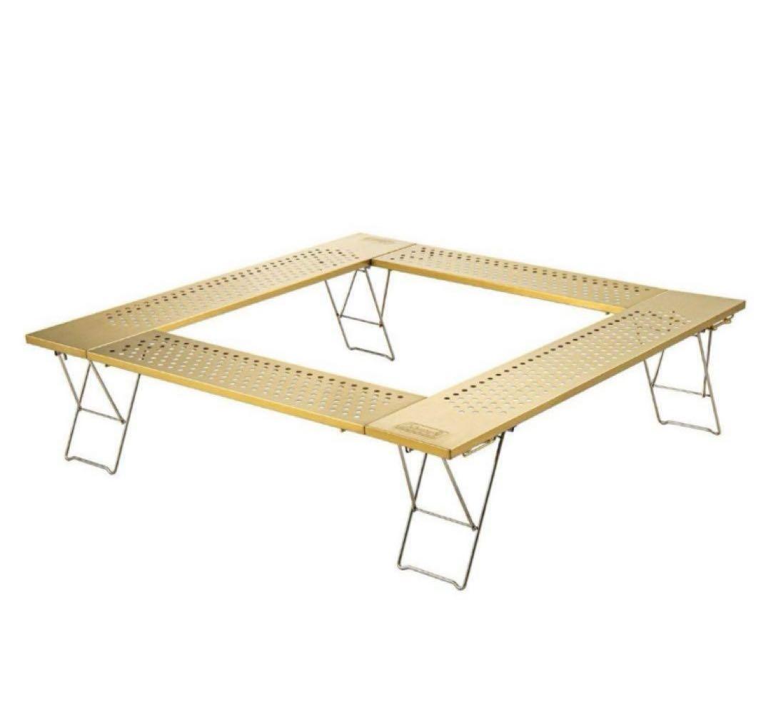 新品未使用　Coleman ファイアープレイステーブルゴールド